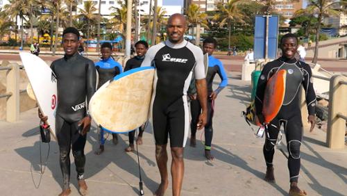 Surfing with Zulu Boys